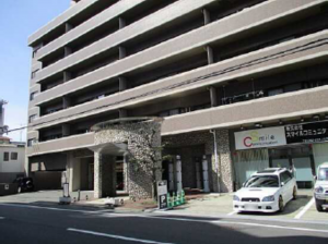 広島市西区三篠町、マンションの外観画像です