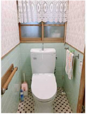 広島市東区尾長東、中古一戸建てのトイレ画像です