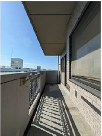 広島市中区舟入本町、マンションのバルコニー画像です