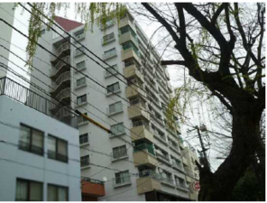 広島市中区本川町、マンションの外観画像です