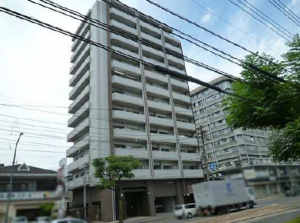 広島市西区観音町、マンションの外観画像です