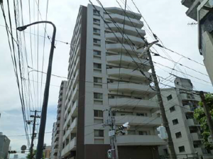 広島市西区観音町、マンションの外観画像です