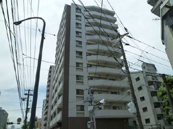 広島市西区観音町、マンションの外観画像です