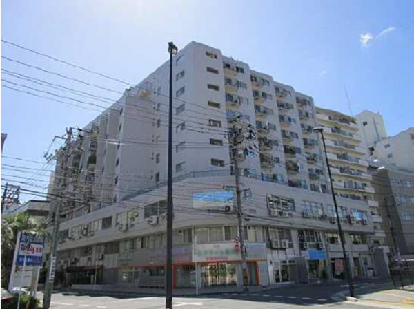 広島市東区光町、マンションの外観画像です