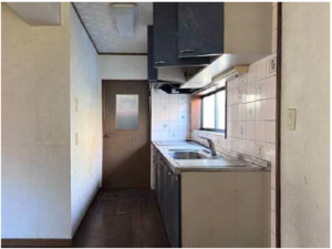 呉市焼山桜ヶ丘、中古一戸建てのキッチン画像です