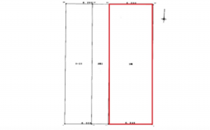 広島市中区吉島町、土地の間取り画像です