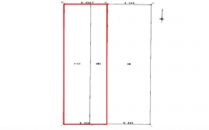 広島市中区吉島町、土地の間取り画像です