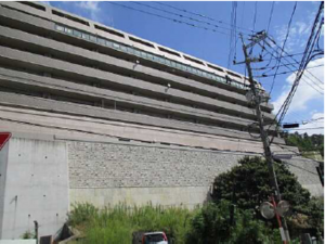 広島市西区古江上、マンションの外観画像です