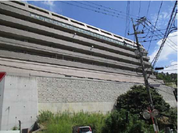 広島市西区古江上、マンションの外観画像です