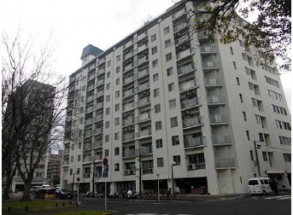 広島市西区東観音町、マンションの外観画像です