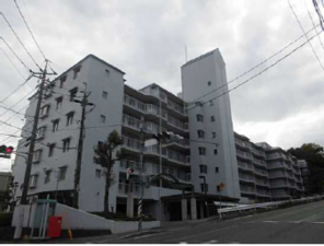 広島市西区田方、マンションの外観画像です