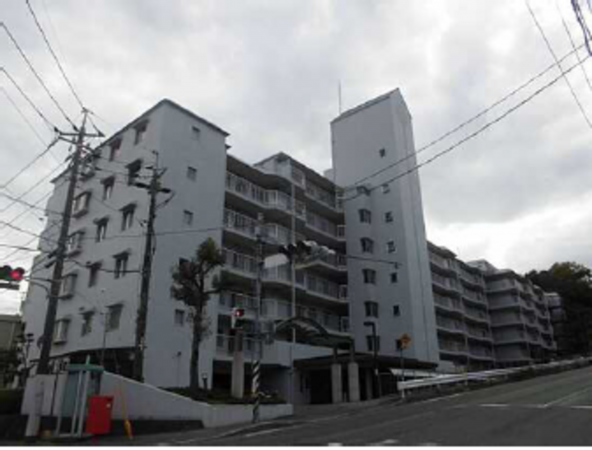 広島市西区田方、マンションの外観画像です