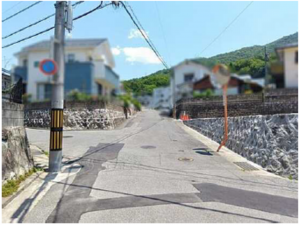 広島市東区上温品、土地の画像です