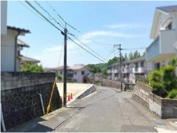 広島市東区上温品、土地の画像です