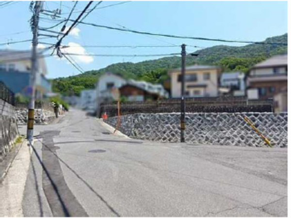 広島市東区上温品、土地の画像です