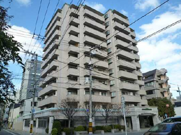広島市中区猫屋町、マンションの外観画像です
