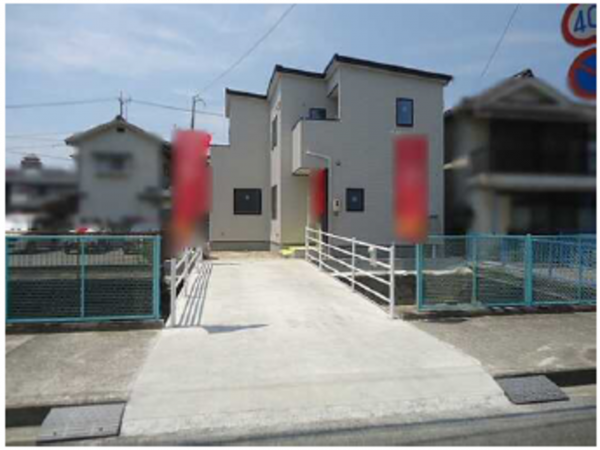 呉市広古新開、新築一戸建ての外観画像です