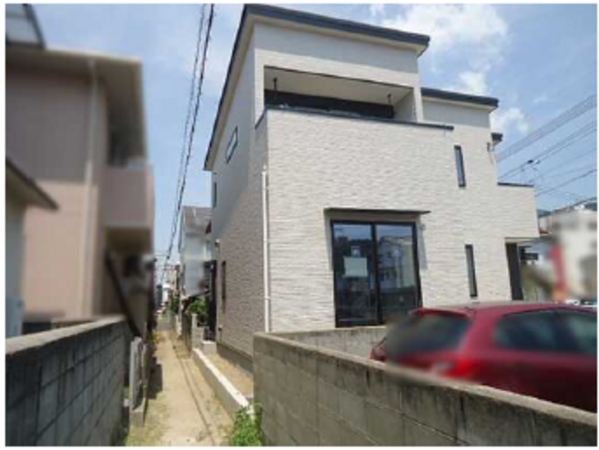 呉市広古新開、新築一戸建ての外観画像です