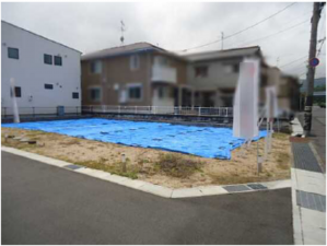 呉市広文化町、土地の画像です