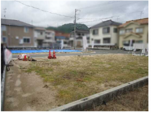 呉市広文化町、土地の画像です