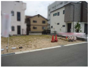 呉市広文化町、土地の画像です