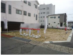 呉市広文化町、土地の画像です