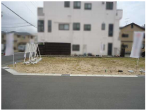 呉市広文化町、土地の画像です