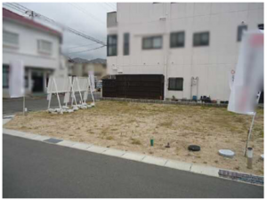 呉市広文化町、土地の画像です