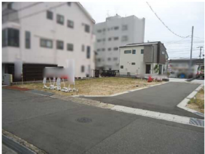 呉市広文化町、土地の画像です