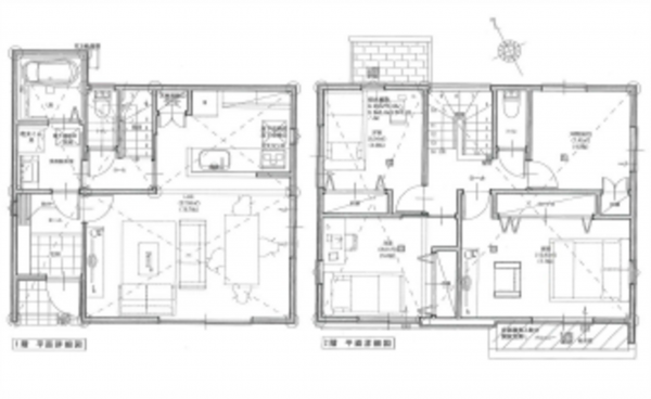 呉市広弁天橋町、中古一戸建ての間取り画像です