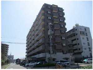 広島市西区南観音、マンションの外観画像です