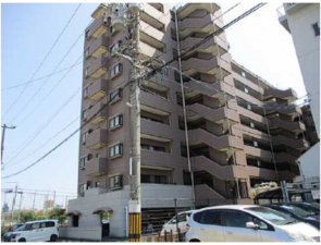 広島市西区南観音、マンションの外観画像です