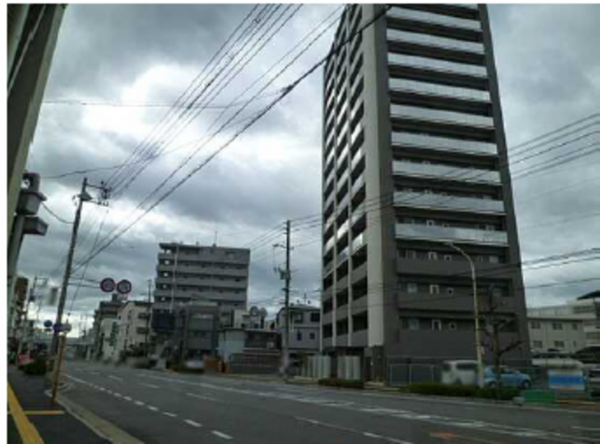 広島市中区羽衣町、マンションの外観画像です