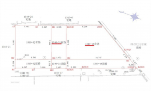 広島市南区旭、土地の間取り画像です
