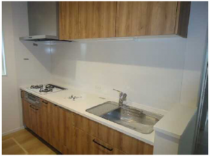 呉市広弁天橋町、中古一戸建てのキッチン画像です