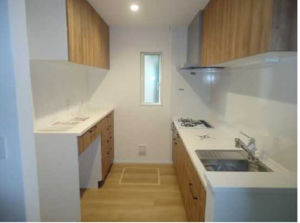 呉市広弁天橋町、中古一戸建てのキッチン画像です