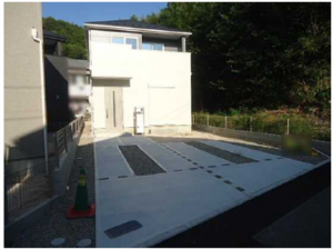 呉市広両谷、新築一戸建ての外観画像です