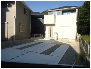 呉市広両谷、新築一戸建ての外観画像です