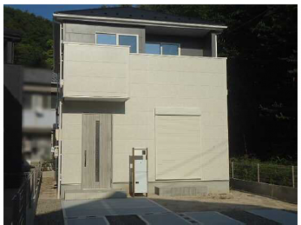 呉市広両谷、新築一戸建ての外観画像です
