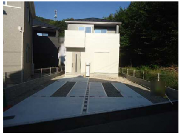 呉市広両谷、新築一戸建ての外観画像です