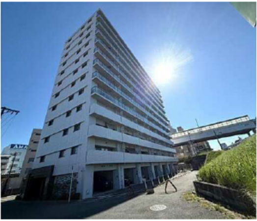 広島市西区南観音町、マンションの外観画像です