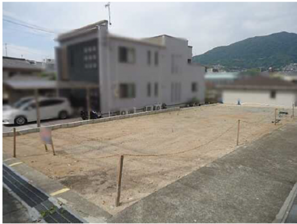 呉市八幡町、土地の画像です