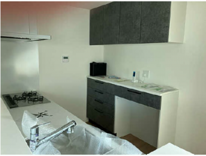 呉市本通、中古一戸建てのキッチン画像です