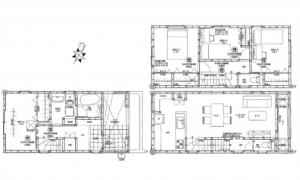 呉市本通、中古一戸建ての間取り画像です