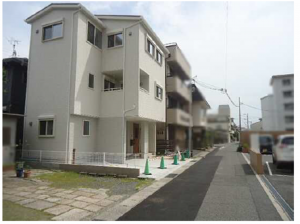 呉市広本町、新築一戸建ての外観画像です