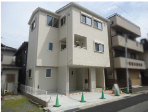 呉市広本町、新築一戸建ての外観画像です