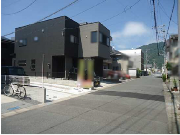 呉市広古新開、新築一戸建ての外観画像です