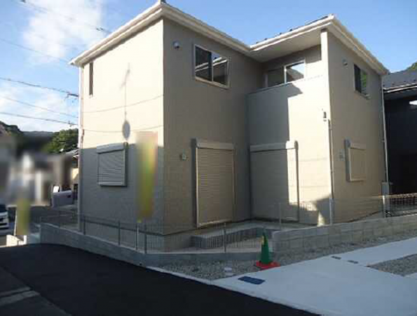 呉市広両谷、新築一戸建ての外観画像です