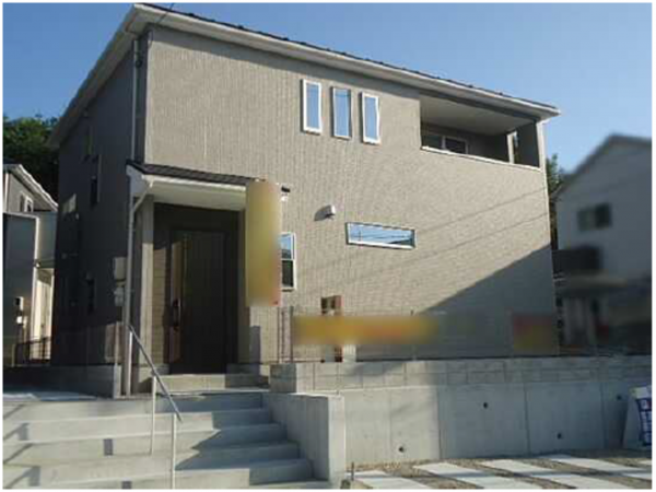 呉市広両谷、新築一戸建ての外観画像です