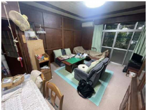 広島市西区己斐上、中古一戸建ての居間画像です